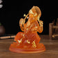 Hindu Elephant God Statue Indian Buddha Figurine for Car Meditation Decor