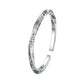 ALITREE 925 Sterling Silver Geometry Totems Open Bracelets Bangles For Women Luxury Designer Jewelry Gift Female