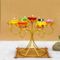 Golden Butter Lamp Holder Metal Lotus Light Cup Candlestick Living Room Restaurant Temples Buddhist Candle Stand Home Decoration