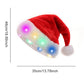 Luminous Christmas Hats Light Up LED Santa Claus Hat Christmas Decoration For Adult Kids New Year Festive Holiday Party Supplies