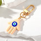 Turkish Blue Evil Eye Keychain Luckly Owl Elephant Butterfly Tortoise Charms With Key Holder Handbag Decorations For Women Men