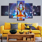 5 Pieces Hindu God Lord Shiva And Constellation Scenery Canvas Painting Posters and Prints Wall Art Pictures Home Decor No Frame