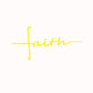 Faith Cross Decal Christian Religious Vinyl Sticker Car Window Decor ,  Women's Christian Laptop Decals for Apple MacBook Decor