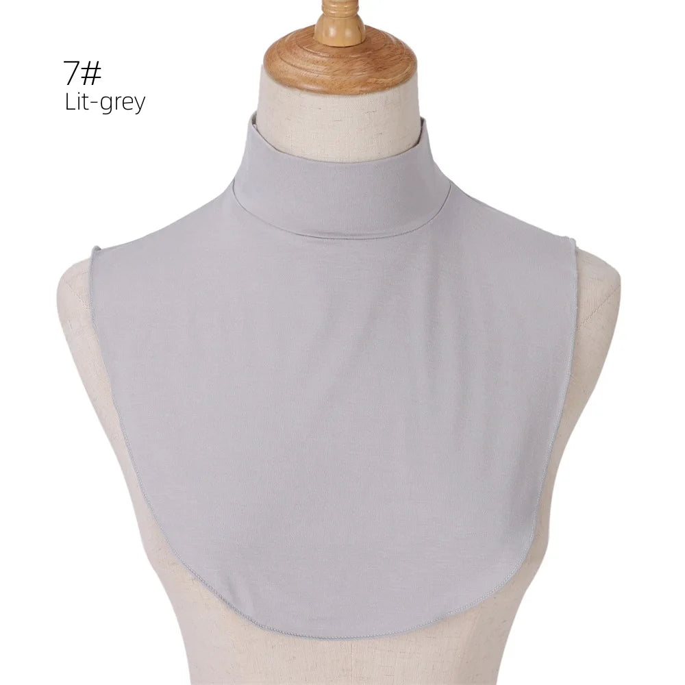 New Soft muslim women's neck cover modal jersey Full cover high neck turtle neck cover islamic clothing ladies clothes accessory