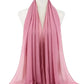 New Fashion Women Solid Chiffon Headscarf Ready To Wear Instant Hijab Scarf Muslim Shawl Islamic Hijabs Arab Wrap Head Scarves