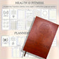 【W】Mental Health Journal Anxiety & Guided Journal Self Care Journal To Practice Positive Thinking ADHD Planner With Mood Tracker