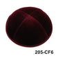 GIU 19cm Jewish Velvet Kippah Kippot Kipa Caps Skullies Beanies Yarmulke Kipot Dome For Wedding And Events