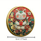 Cat Lucky Souvenir Coin Medal Lucky Money Treasure Metal Colored Commemorative Lucky Collection Coin