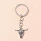 1Pc Bohemia Evil Eye Hamsa Hand Keychain for Women Men Blue Eye Sun Feather Key Ring Bag Pendant Car Key Holder Rings Wholesale
