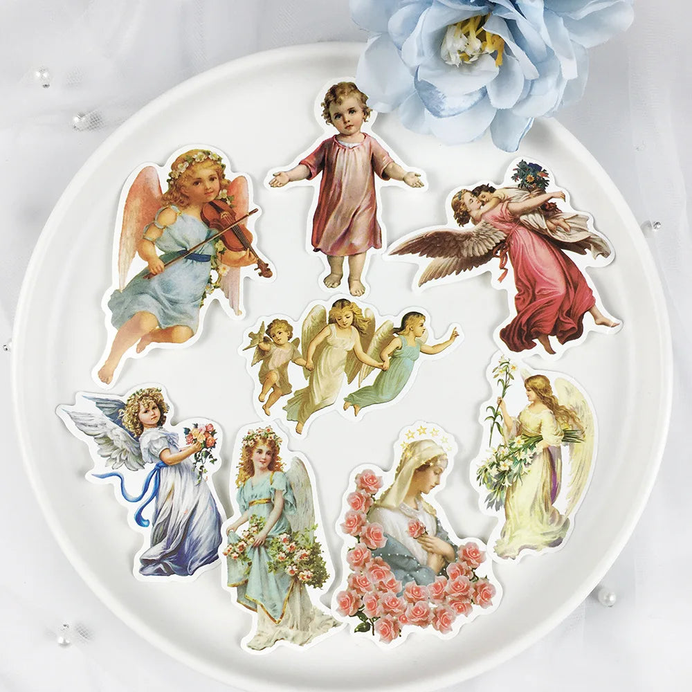 10/30/68pcs 2 style Jesus Christian Religion Stickers Phone Laptop Car Case Freezer Luggage Wall Waterpoof DIY Graffiti Sticker