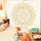 Wall Hanging Indian Mandala Tapestry Psychedelic Bohemian Home Decoration Aesthetic Living Room Background Cloth Beach Yoga Mat