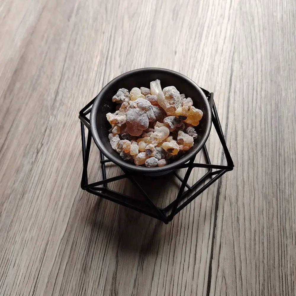 Lemon Scented Frankincense Resin Incense Burner Gift Set Natural Frankincense for Meditation Yoga Church Christmas Birthday