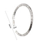 Opening Design Vintage Carved Totem Bracelet Adjustable Silver Twist Armband Cuff Open Bracelet Mobius High Quality