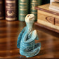 1 Piece Resin Craft Meditation Turtle Statue, Resin Zen Decoration, Home and Garden Sculpture, Resin Zen Decoration Suitable for Turtle Enthusiasts and Collectors.