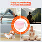 10 inch C Note Frosted Crystal Singing Bowl for Sound Healing Meditation Yoga Sound Healing