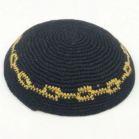 Jewish Kippa 17cm Knitted Kippah Yarmulke Skullcap