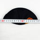 1pc Judaical Kippah with Embroidery Of Fire for Men Yamaka Hat Black White 18cm